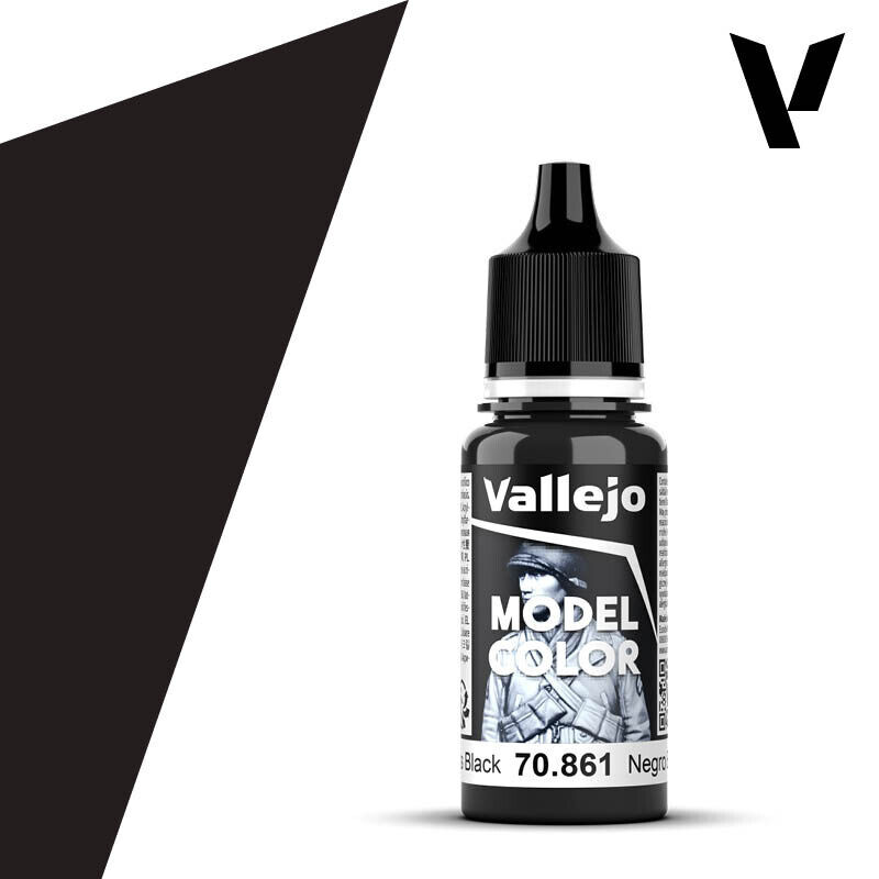 Vallejo Model Color 70861 - Gloss Black - 18 ml