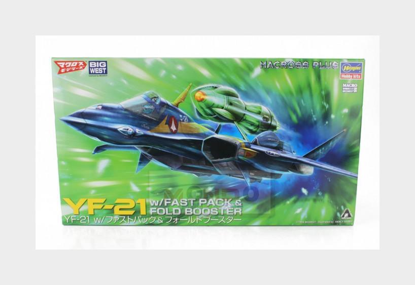 1:72 HASEGAWA Yf-21 Robot Fast Pack And Fold Booster Airpl.Macross Kit HA65887
