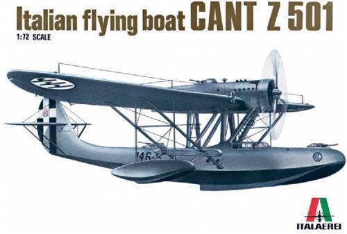1:72 Italeri Italian Flying Boat Cant Z 501 Kit IT0112 Modellino