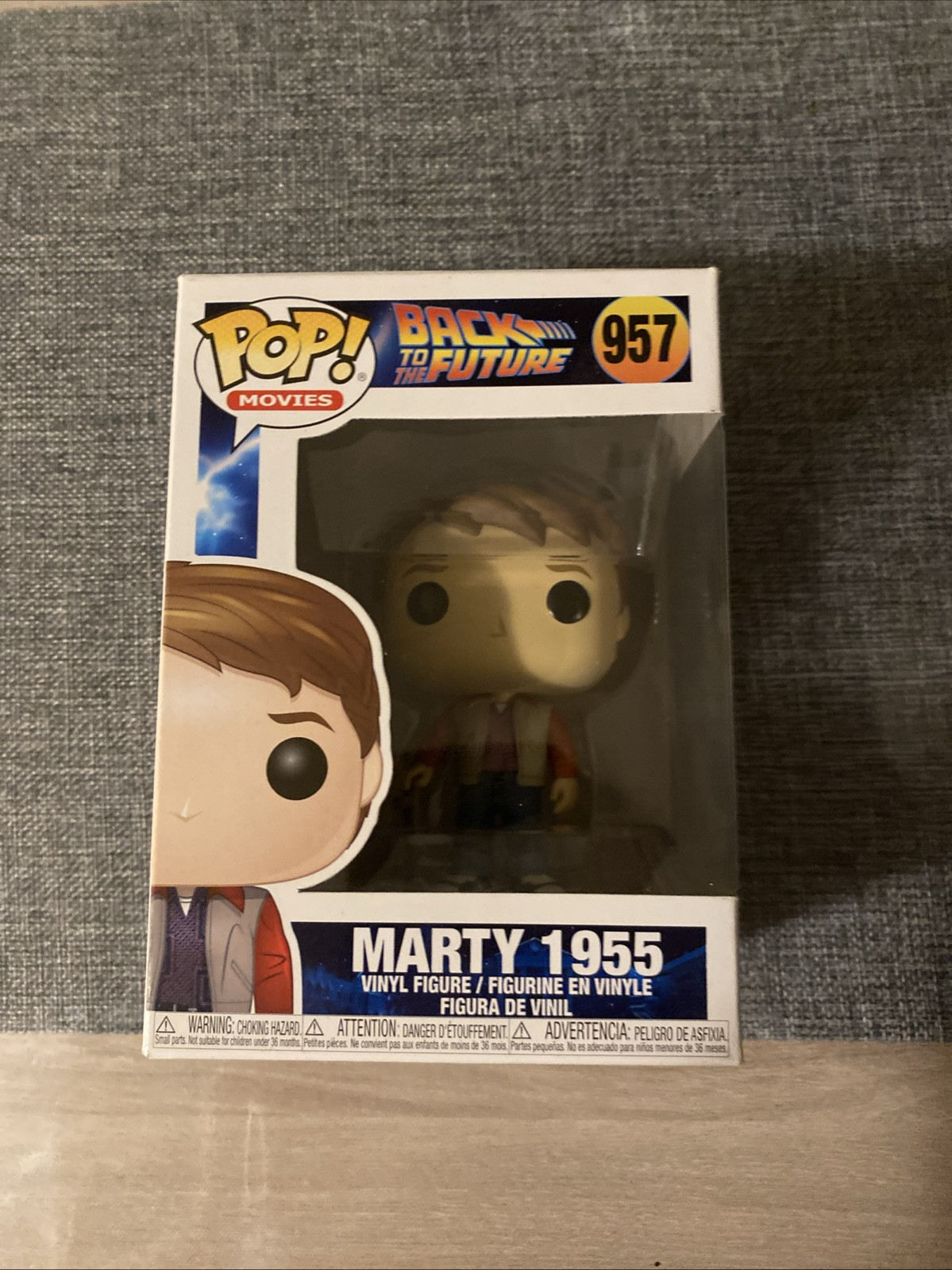 FUNKO POP MOVIES BACK TO THE FUTURE MARTY McFLY 1955 957 VINYL NEW
