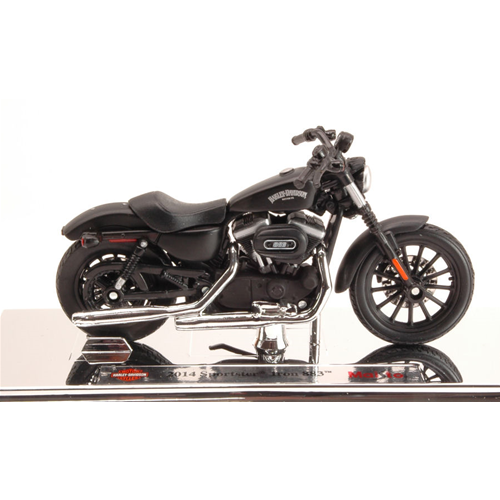 HARLEY DAVIDSON 2014 SPORTSTER IRON 883 1:18 Maisto Moto Modellino