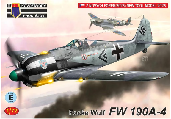 Focke-Wulf Fw 190A-4  - 1/72 - KOVOZAVODY PROSTEJOV KPM0492