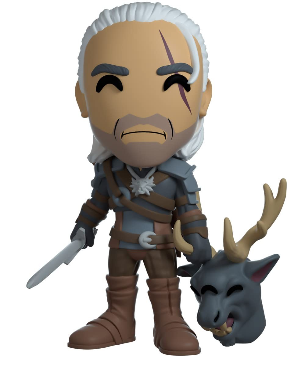 Youtooz Geralt Witcher Figure 4.6" Vinyl Figure, Collectible Youtooz Geralt Figu