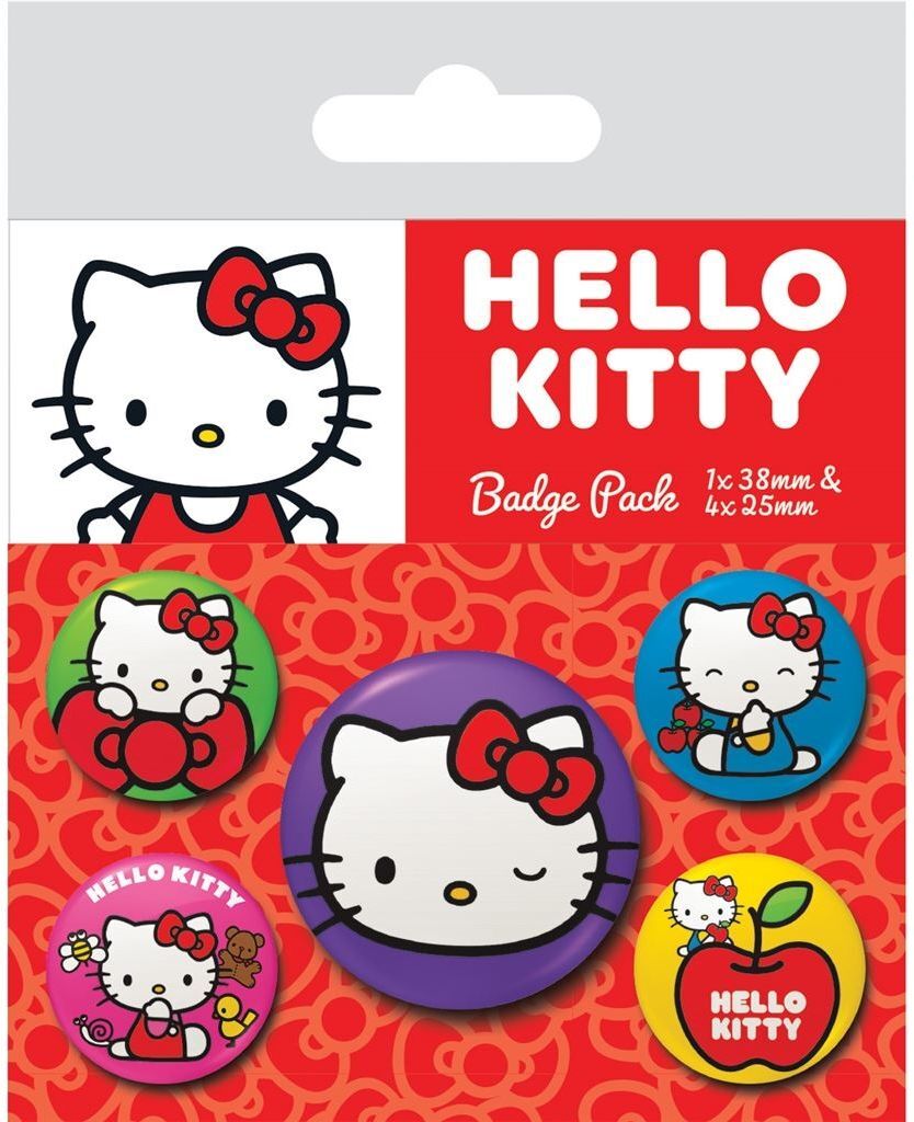 Merchandising Hello Kitty: Colourful Poses (Badge Pack)