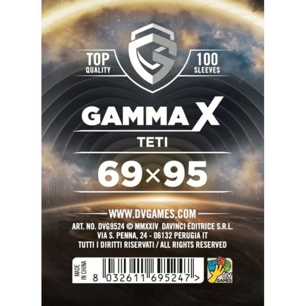 100 Bustine Gamma X TETI 69X95