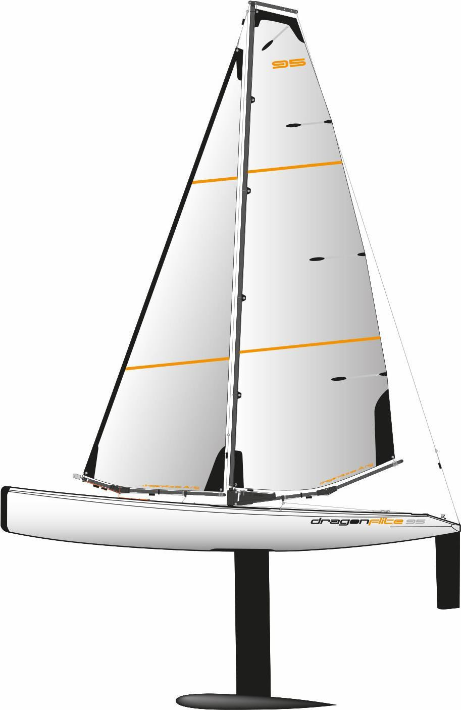Amewi DragonFlite 95 Segelboot 950mm