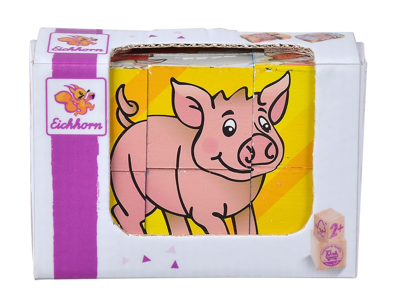 Eichhorn 100005481 Cube Picture Puzzle (6-Piece)