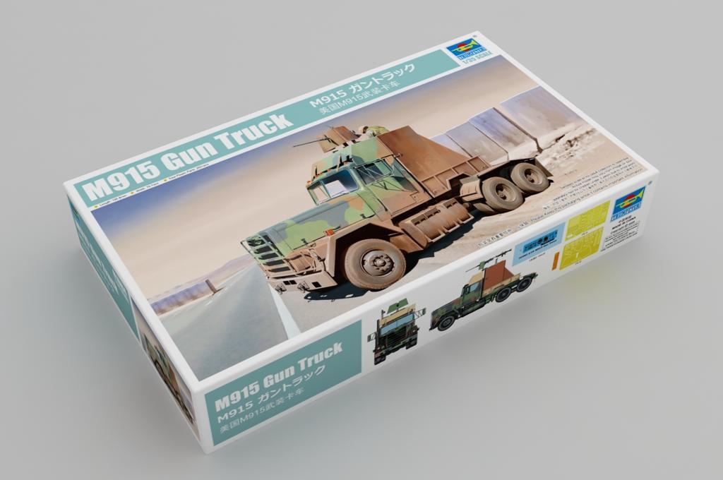 1:35 TRUMPETER KIT M915 Gun Truck TR01084