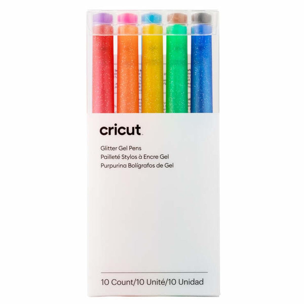Penna gel Cricut GLITTER Multicolore 0,8 mm (10 Unità )