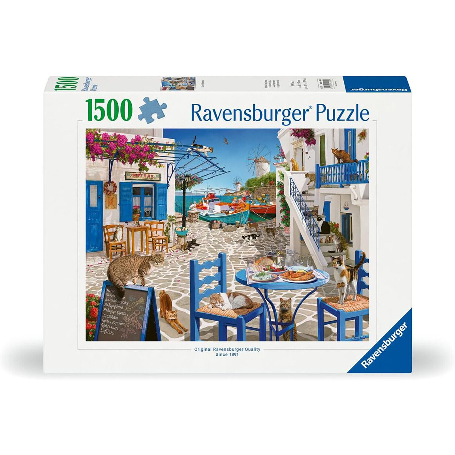 Puzzle 1000 Pezzi Mykonos RAVENSBURGER - X54266 GIODICART