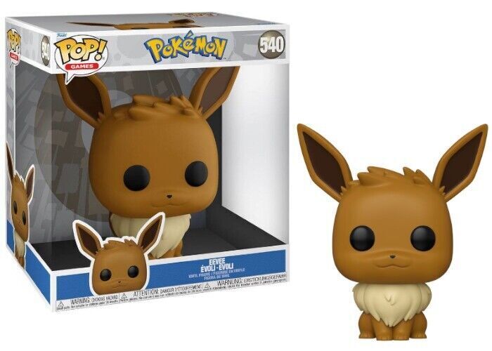 POKEMON Statuina EVOLI EEVEE 25 cm N° 540 FUNKO "POP" UFFICIALE
