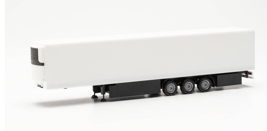 HERPA - Rimorchio refrigerato a 3 assi con cassone portapallet e sponde poste...