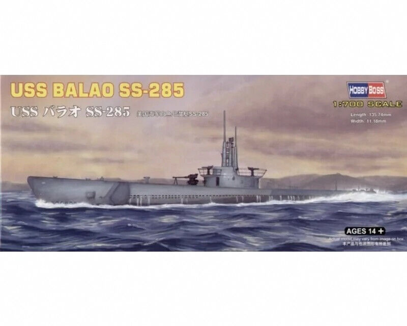 HobbyBoss USS Balao SS-285 1:700 87011 modellismo