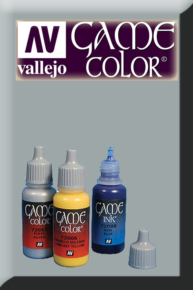 Game Color Silver 72052 Acrylic Paint VALLEJO