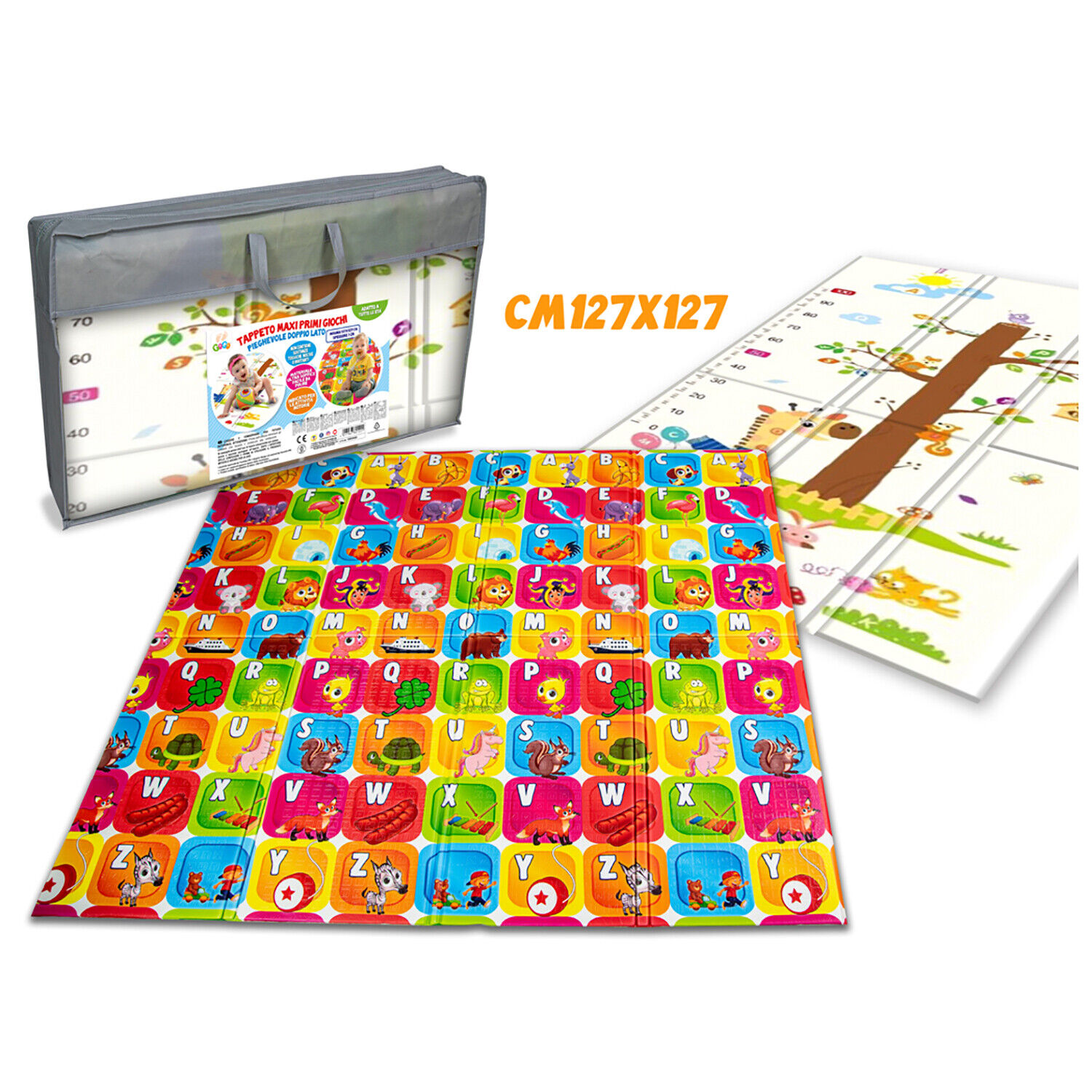Gogo - Tappeto Primi Giochi Pieghevole 127x127cm TEOREMA GOGO - X49219