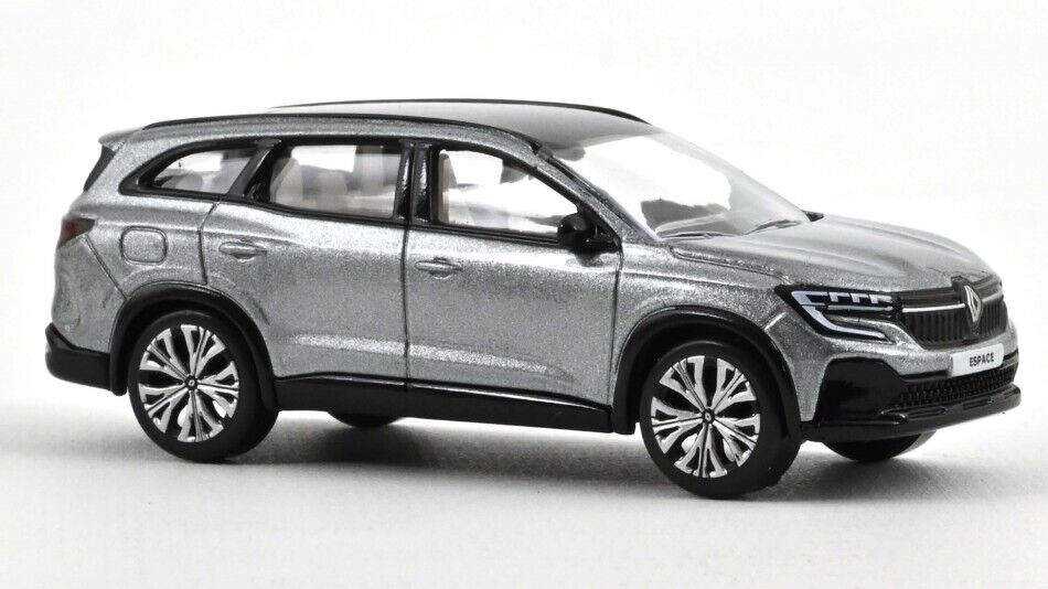 MODELLINO AUTO STATICO NOREV RENAULT ESPACE E-TECH HYBRID 2023 GRIGIO SCALA 1:64