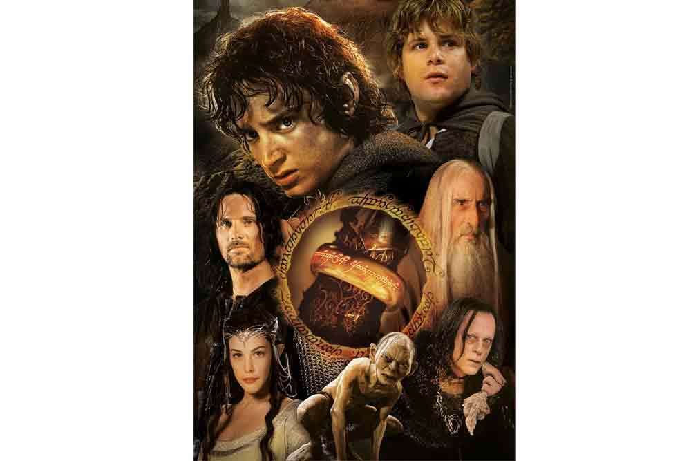 CLEMENTONI - 100464 - Lord Of The Rings Puzzle Collection - The One Ring - Jigsa