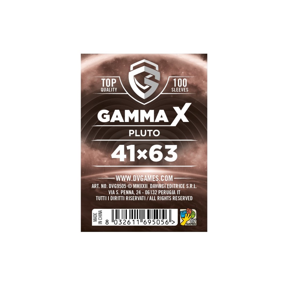 100 Bustine Gamma X PLUTO 41X63