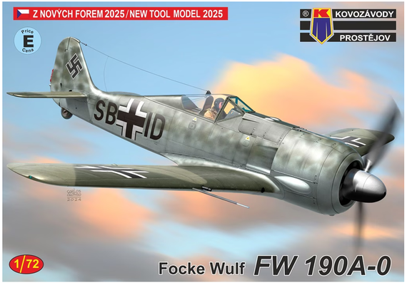 Focke-Wulf Fw 190A-0 - 1/72 - KOVOZAVODY PROSTEJOV KPM0489