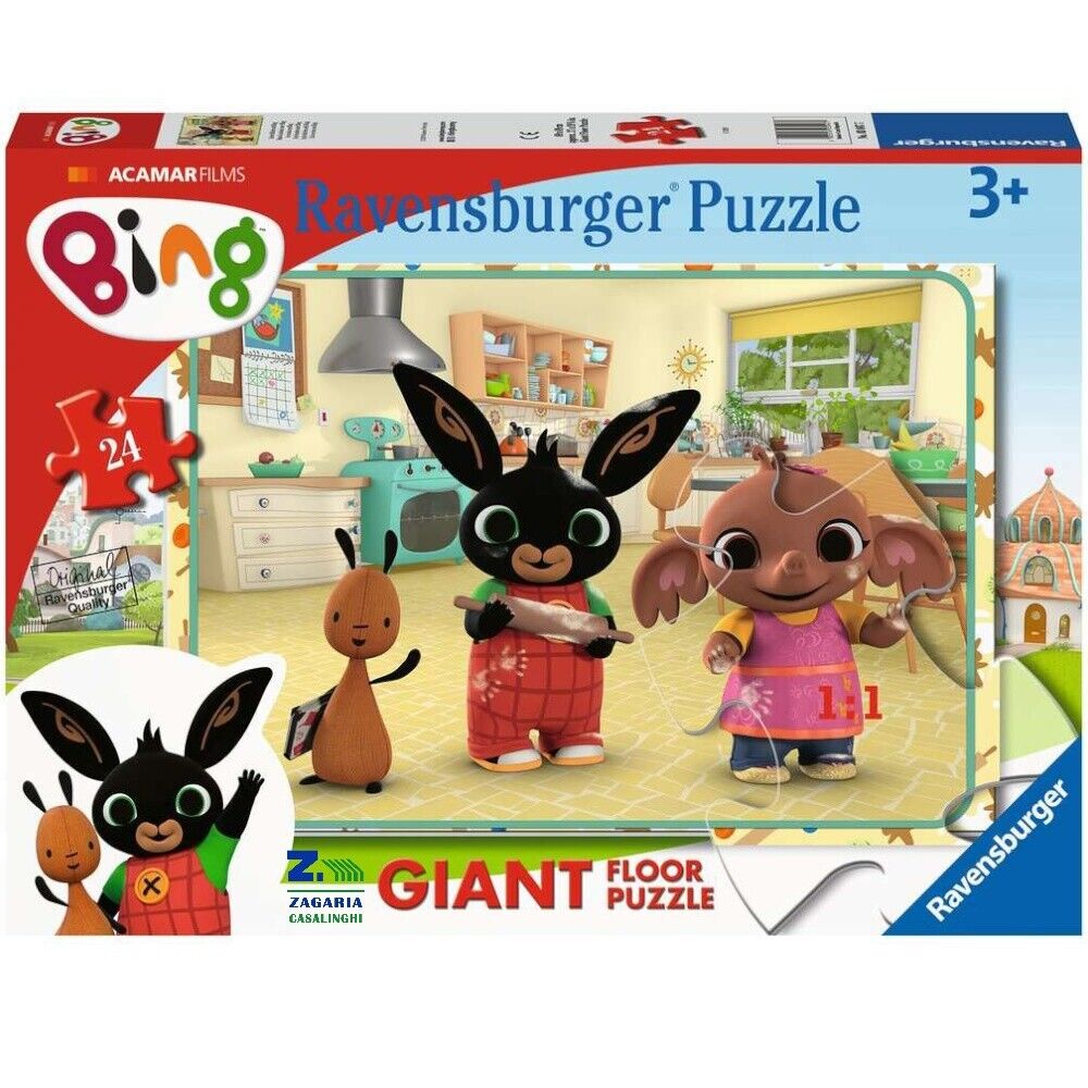 PUZZLE PER BAMBINI +3 ANNI BING 24 PZ GIANT FLOOR RAVENSBURGER ART. 30477