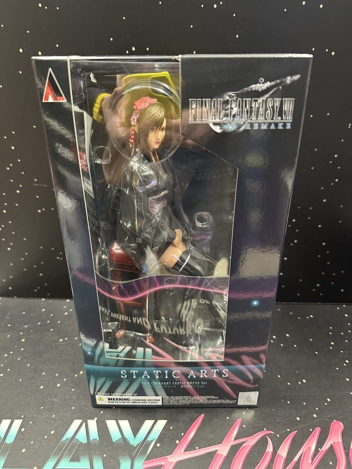 TIFA LOCKHART STATIC ARTS FINAL FANTASY 7 VII REMAKE EXOTIC DRESS ACTION FIGURE