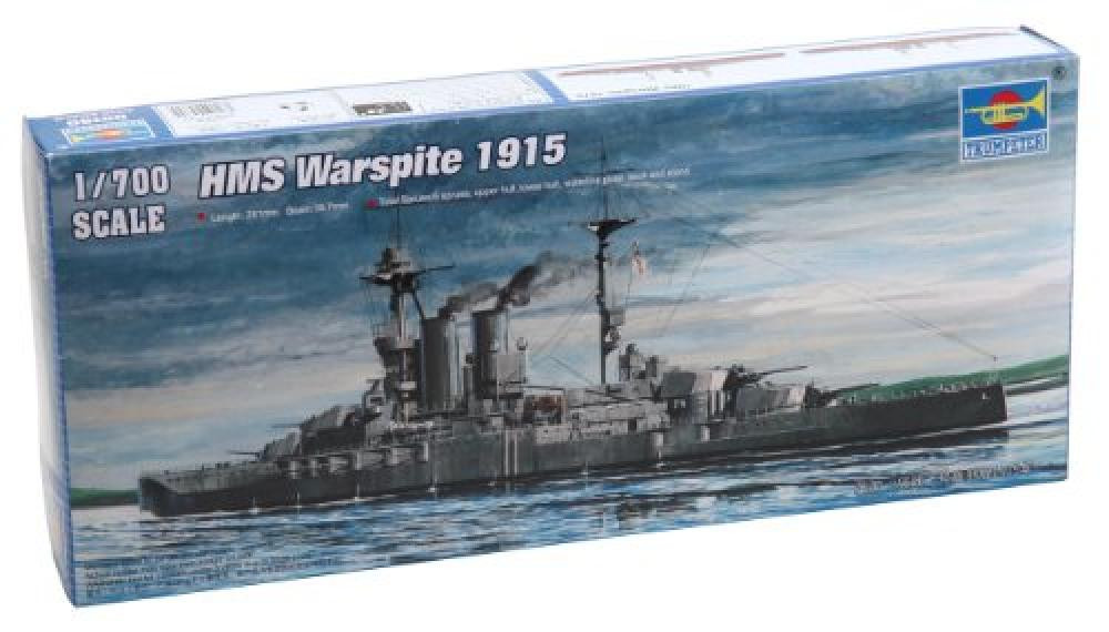 Trumpeter TRU05780 1:700 Modello HMS Warspite 1915 - NUOVO