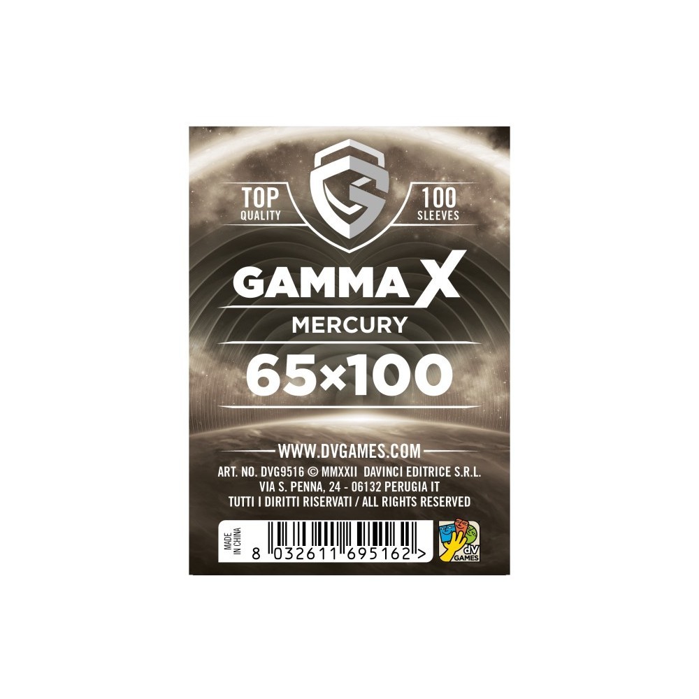 100 Bustine Gamma X MERCURY 65X100