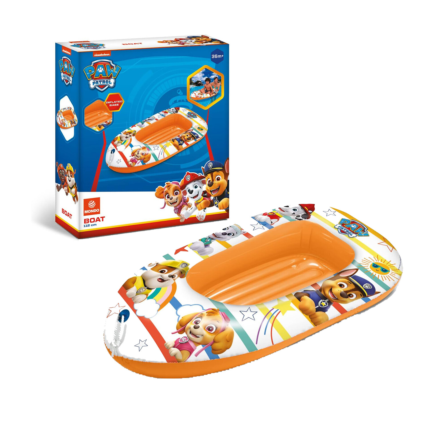 Canotto Boat Gonfiabile 112 cm Paw Patrol PAW PATROL - X54440 GIODICART
