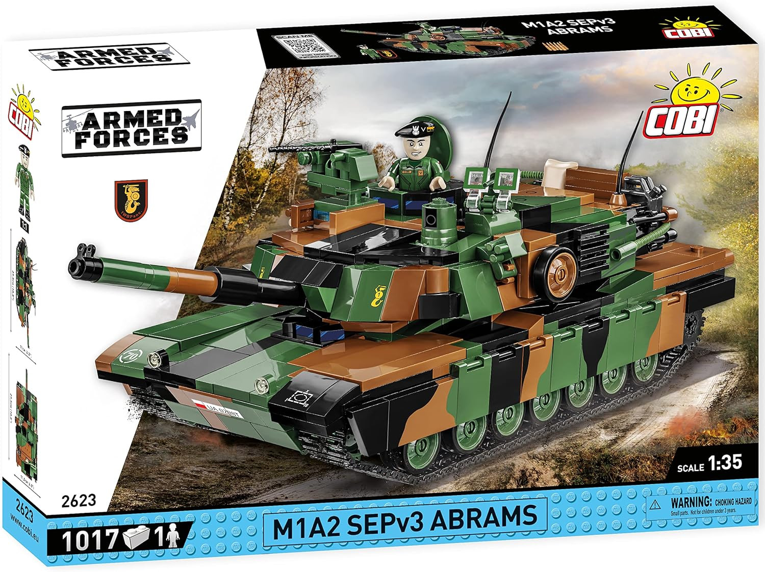 COBI - Carro armato M1A2 ABRAMS SEPV3 - 1000 pz. - 1/35 - COB2623