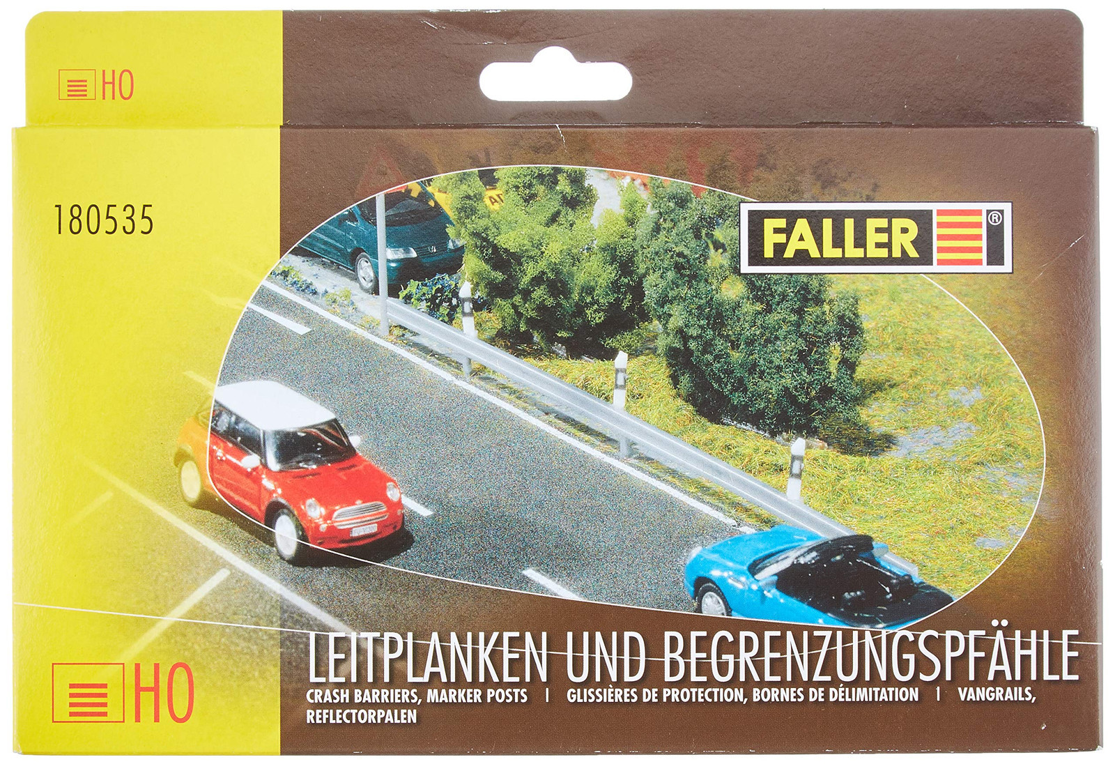 FALLER 180535 - Leitplanken, Begrenzungspfähle, Medium