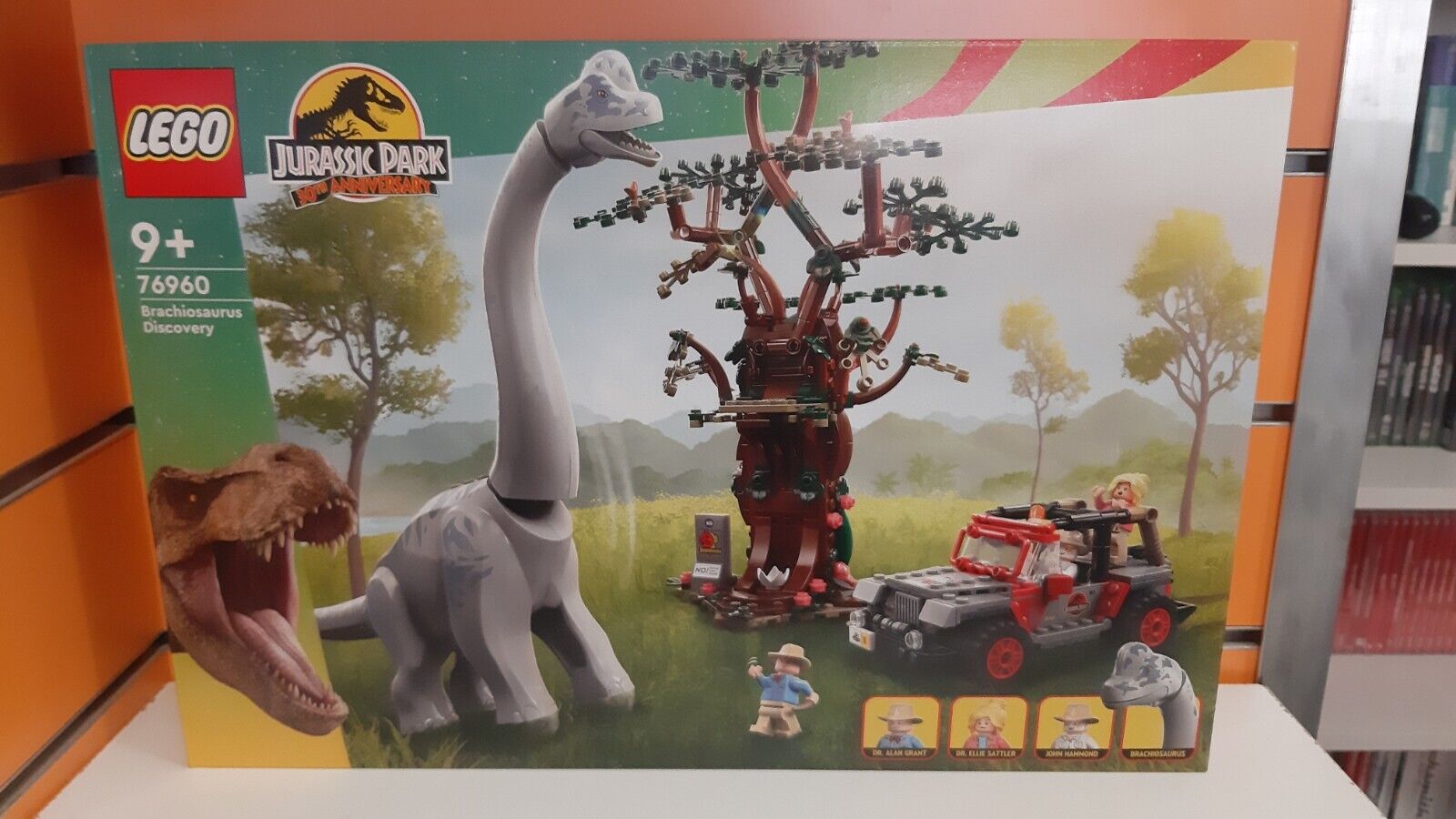 LEGO Jurassic Park 30° Anniversary 76960 La Scoperta del Brachiosauro NUOVO