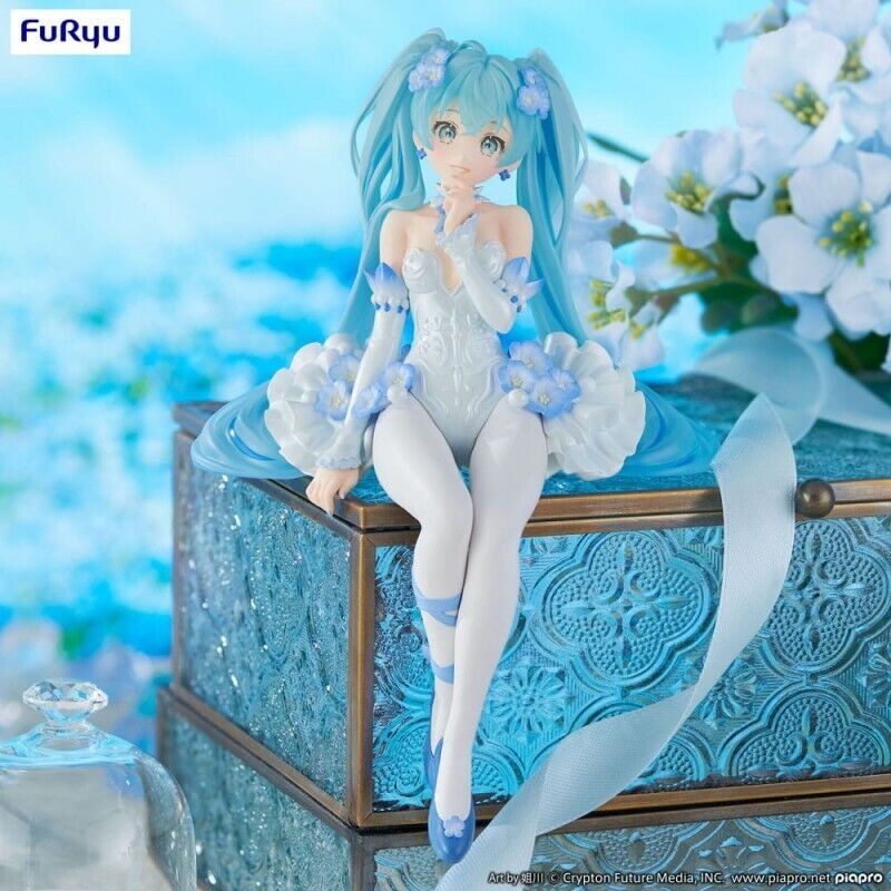 Figurina Vocaloid - Hatsune Miku Noodle Stopper Fiore Fatato Nemophila - Furyu