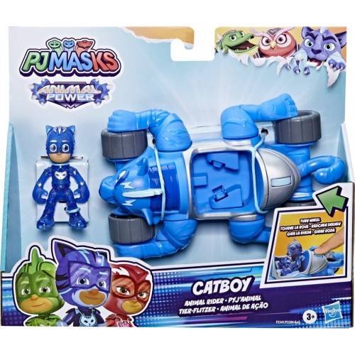 PJ MASK- VEICOLI ANIMAL RIDERS DELUXE