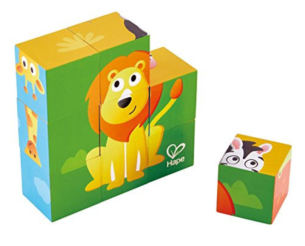 (TG. 9 Pezzi) Joma HAP-E1619 Jungle Animal Block Puzzle, Multi-Colour, 60 x 80 c