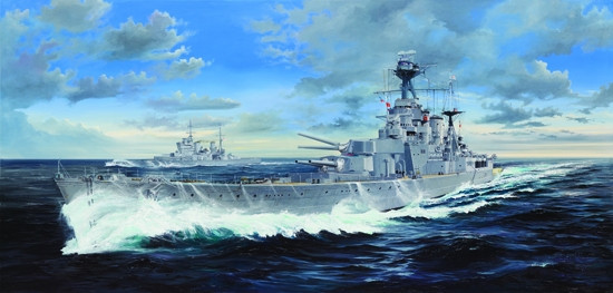Trumpeter 03710 HMS HOOD 1:200 Kit di modellismo