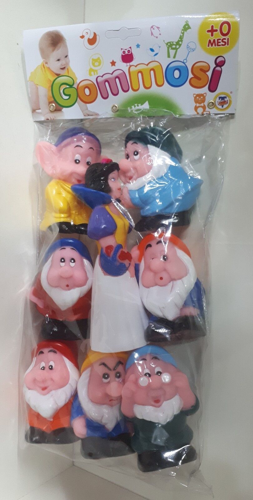 GOMMOLOSI BIANCANEVE E I 7 NANNI PERSONAGGI GOMMOLOSI 0+