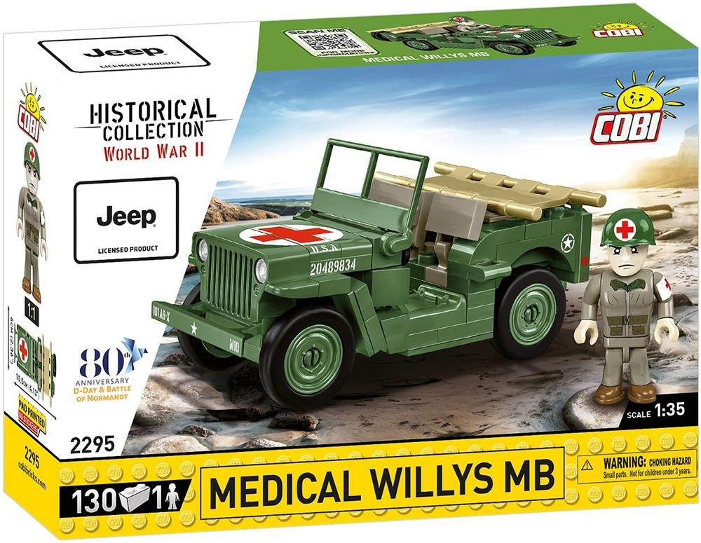 Cobi 2295 - Medical Jeep Willys MB 1:35