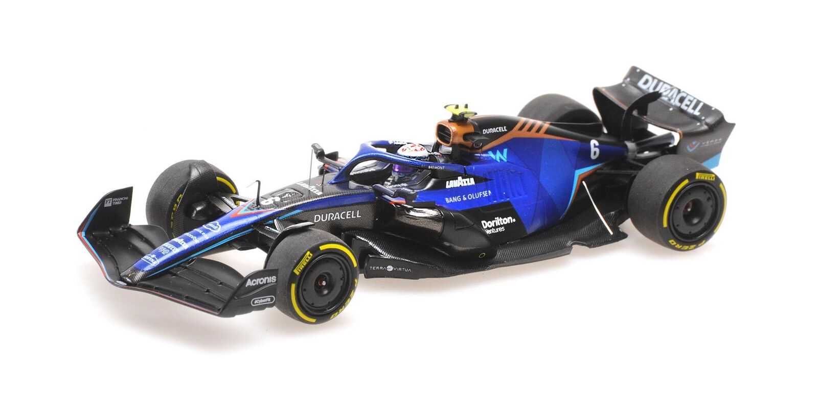 1:43 MINICHAMPS Williams F1 Fw44 #6 Miami Gp 2022 Nicholas Latifi 417220506