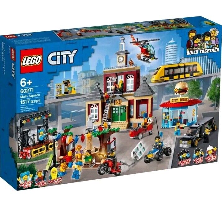 LEGO CITY 60271 PIAZZA PRINCIPALE Gennaio 2021 Nuovo Sigillato