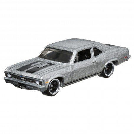 BOX ROTTO FAST FURIOUS Modello Auto CHEVROLET NOVA SS 1:64 8cm Hot Wheels HRW42