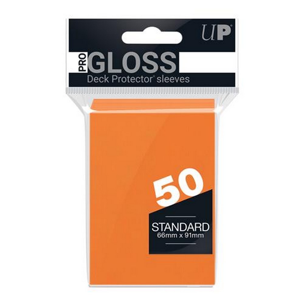 50 Bustine Ultra Pro STANDARD ORANGE  Arancione