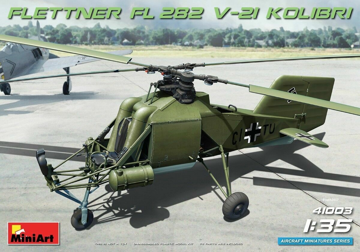 MINIART 1:35 KIT ELICOTTERO TEDESCO FLETTNER FL 282 V-21 KOLIBRI ART 41003