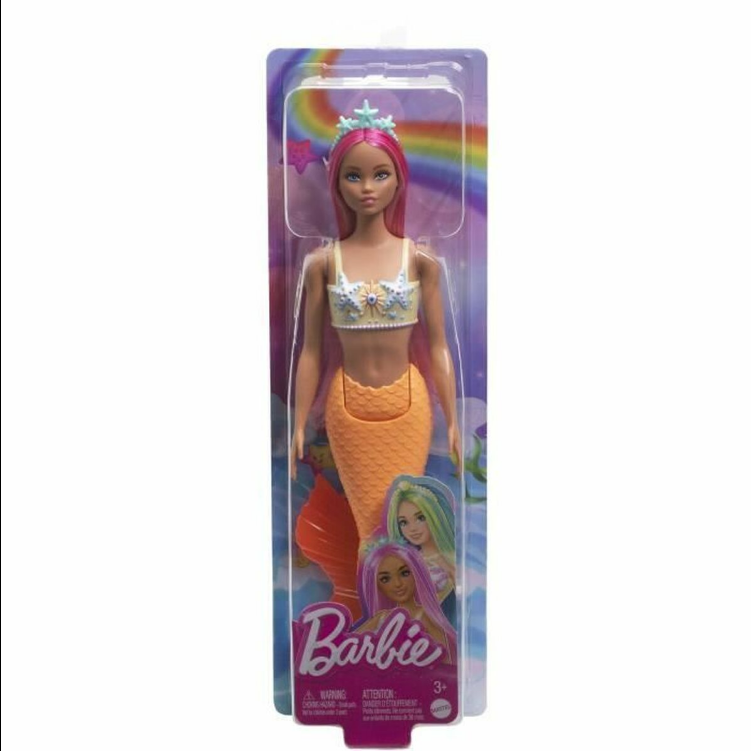 Bambola Barbie Sirena Rosa