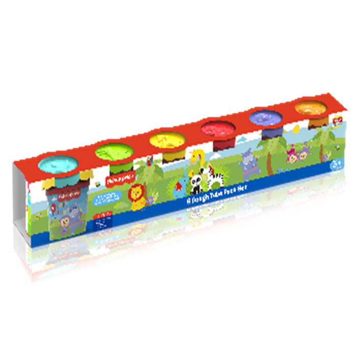 6 PEZZI PONGO PASTA DA MODELLARE 660GR FISHER PRICE 8006