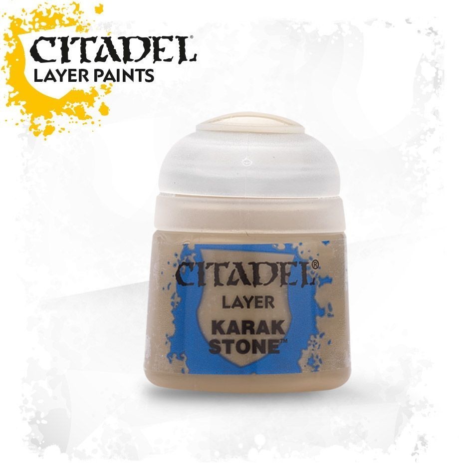KARAK STONE Citadel paint colore acrilico layer 12 ml Warhammer Games Workshop