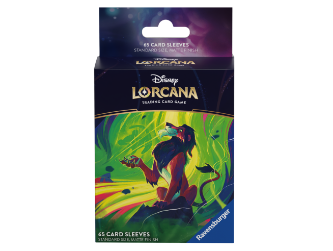 BUSTINE PROTETTIVE set 6 SCAR ravensburger LORCANA card sleeves