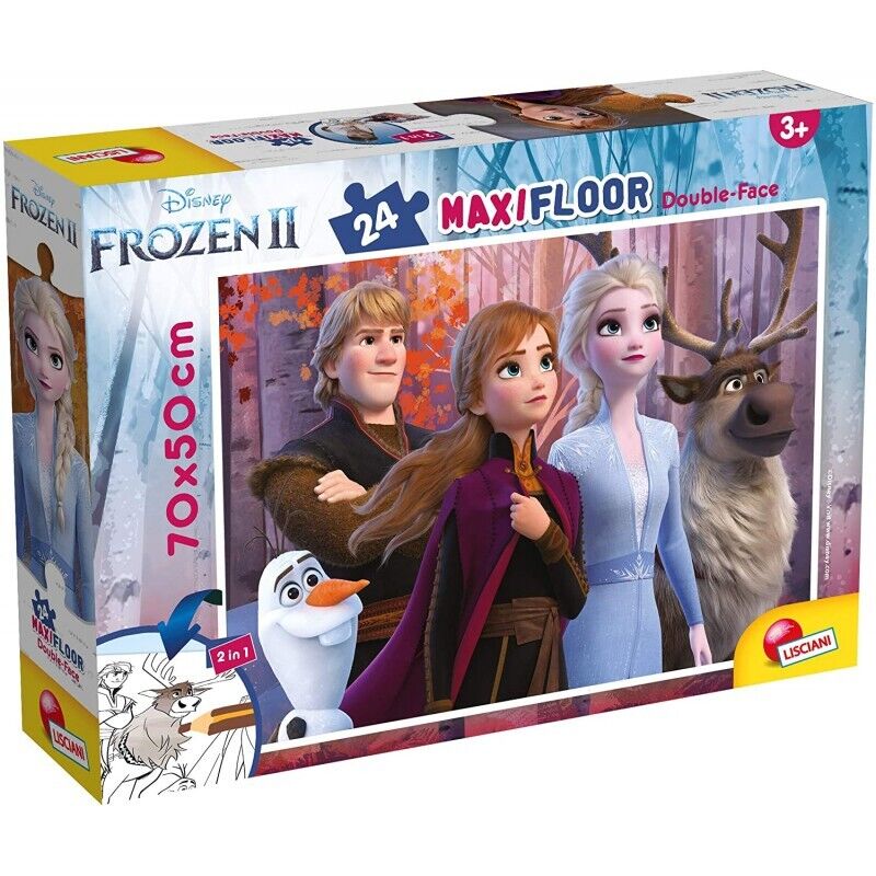 Lisciani Giochi - Disney Puzzle DF Maxi Floor 24 Frozen 2 Puzzle per Bambini, 86