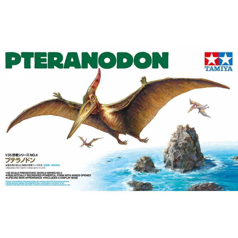 Maquette Pteranodon Tamiya 60204 1:35 Maquette Char Promo Figurina M
