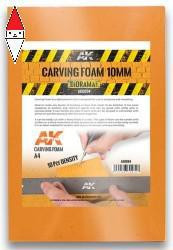 AK INTERACTIVE CARVING FOAM 10MM A4 SIZE (305X228 MM)