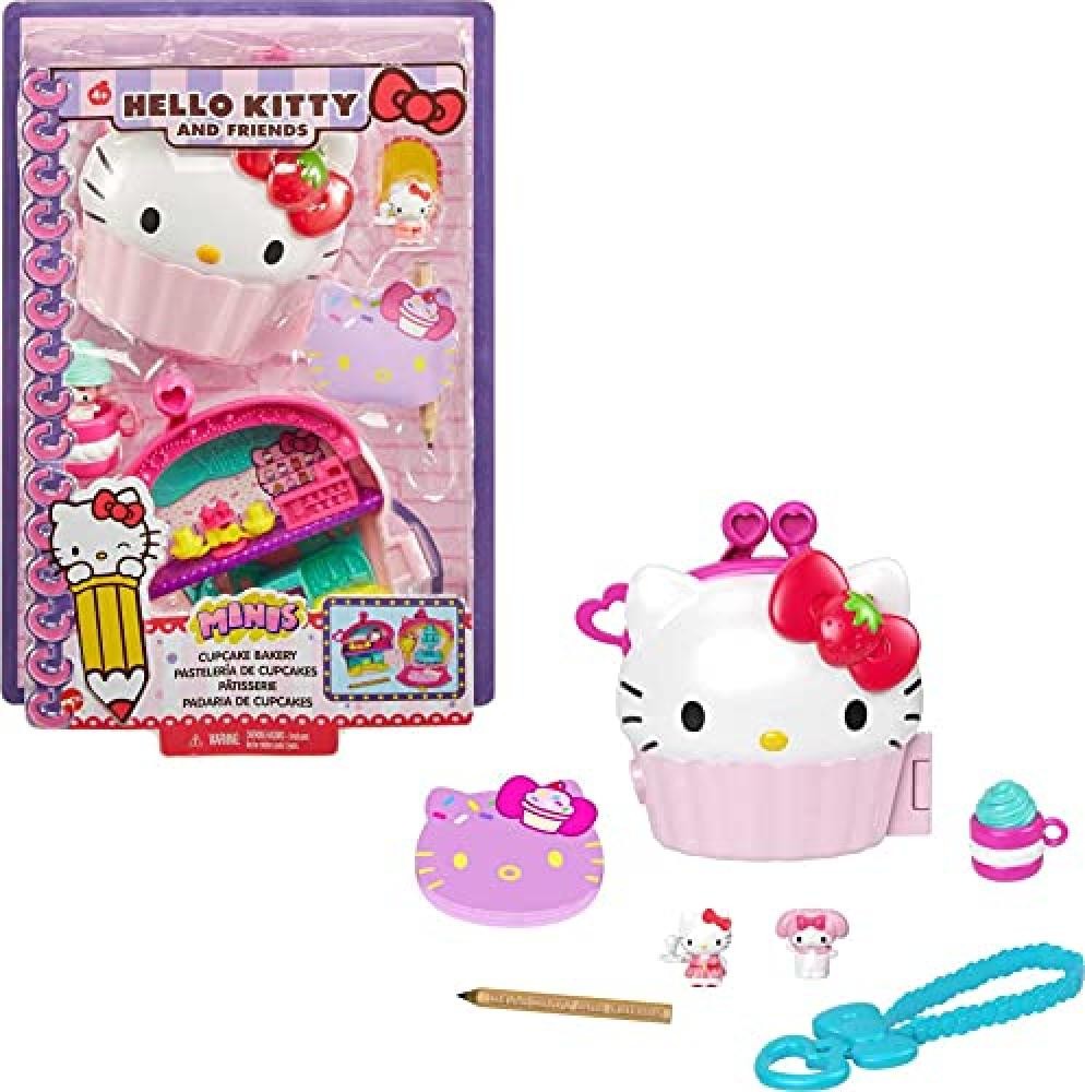 (TG. Piccolo) Hello Kitty Cofanetto Caffetteria Dolci Pasticcini con 2 Mini Pers